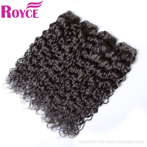 Aliexpress Adina hair Brazilian Water Wave Virgin Hair 3 Bundle Deals Wet and Wavy Virgin Brazilian Hair Extension